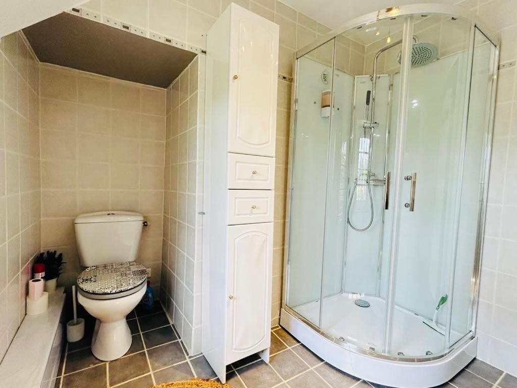 Maison Traditionnelle Bretonne Proche De La Mer Quemper-Guézennec Exterior foto