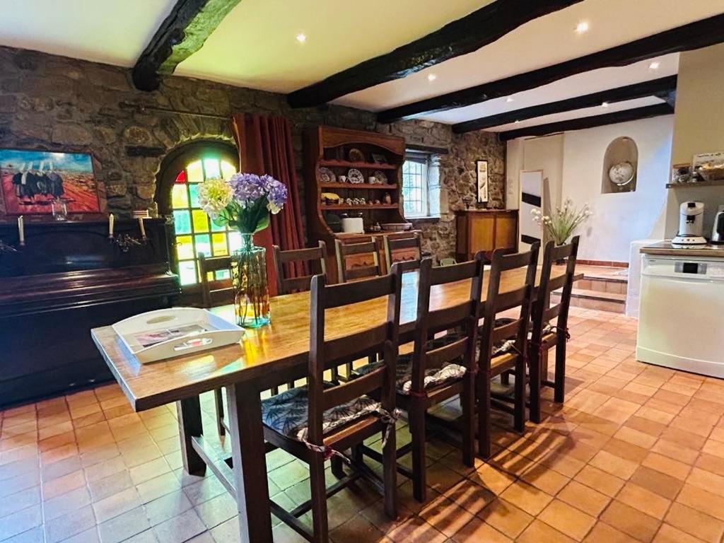 Maison Traditionnelle Bretonne Proche De La Mer Quemper-Guézennec Exterior foto